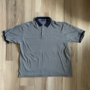 navy polo top